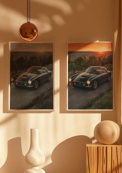 Vintage Ferrari Poster – Maranello Print